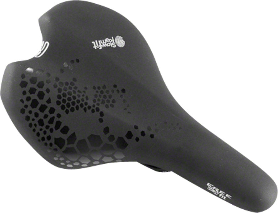 Selle Royal FreeWay Moderate - Men's Comfort Saddle Black/Orange