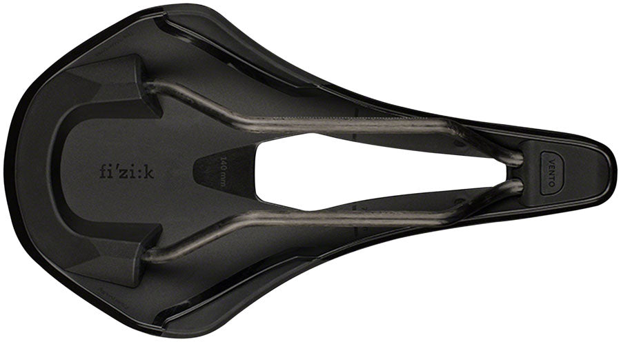 Fizik Vento Argo R1 - Road 140mm Oval Rail Saddle Black