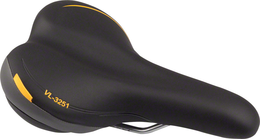 Velo Plush Pace - Men's Comfort 175mm Saddle Black/Silver