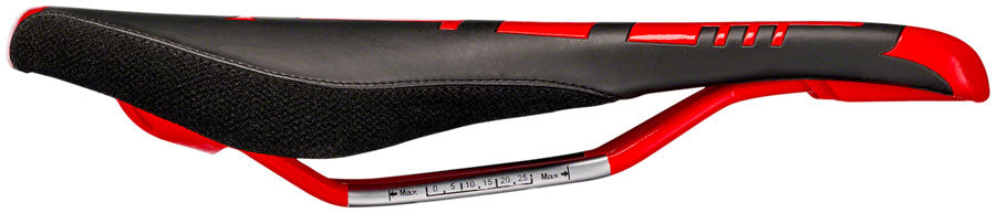 Deity Speedtrap AM - CrMo Rail Saddle Black/Red