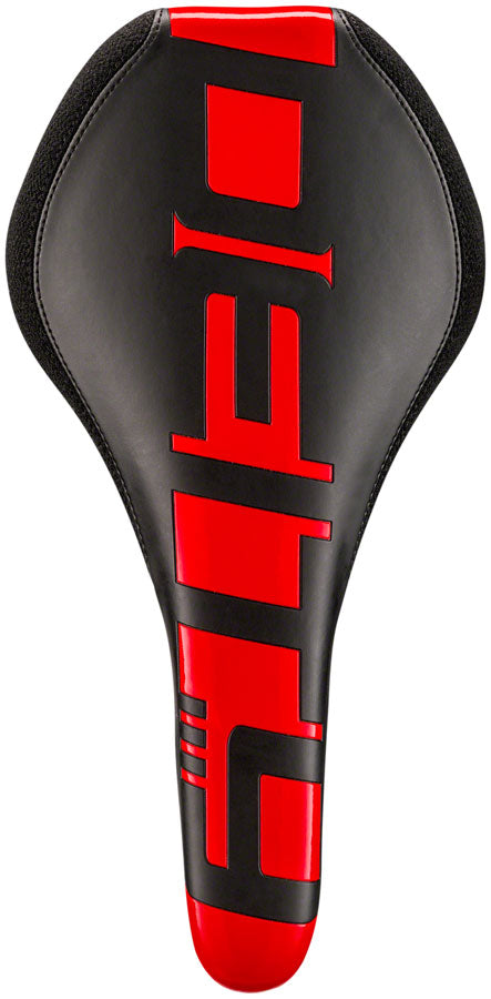Deity Speedtrap AM - CrMo Rail Saddle Black/Red