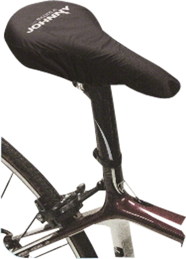 White Lightning Saddle Johnny Seat Cover, Black