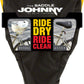 White Lightning Saddle Johnny Seat Cover, Black