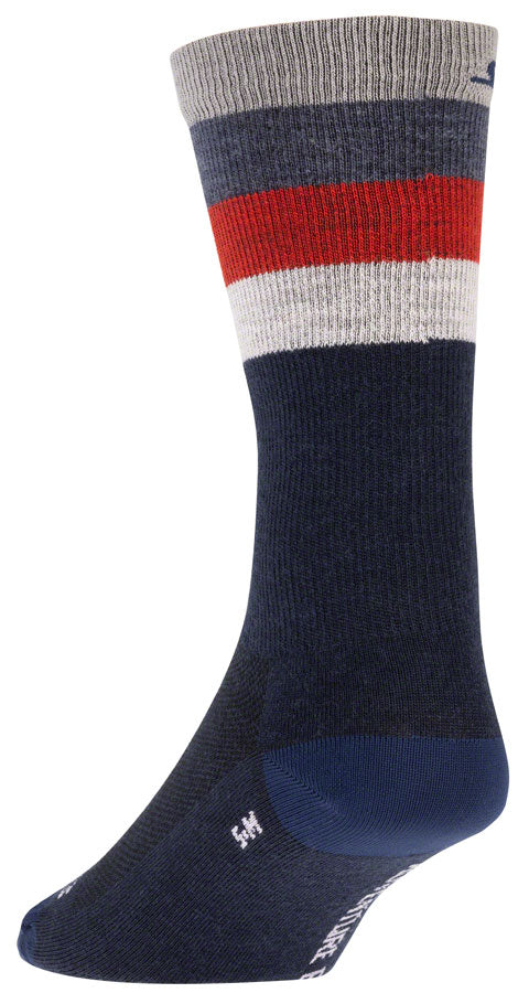 Salsa Arctica Wool Socks - Denim, w/Stripes, Large/X-Large