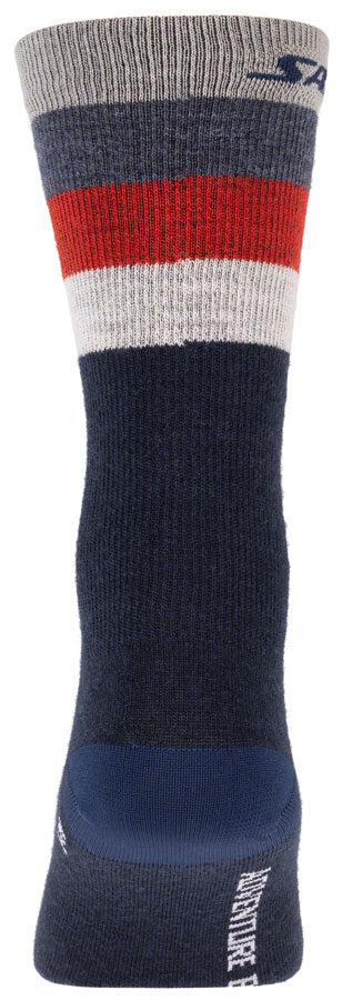 Salsa Arctica Wool Socks - Denim, w/Stripes, Large/X-Large