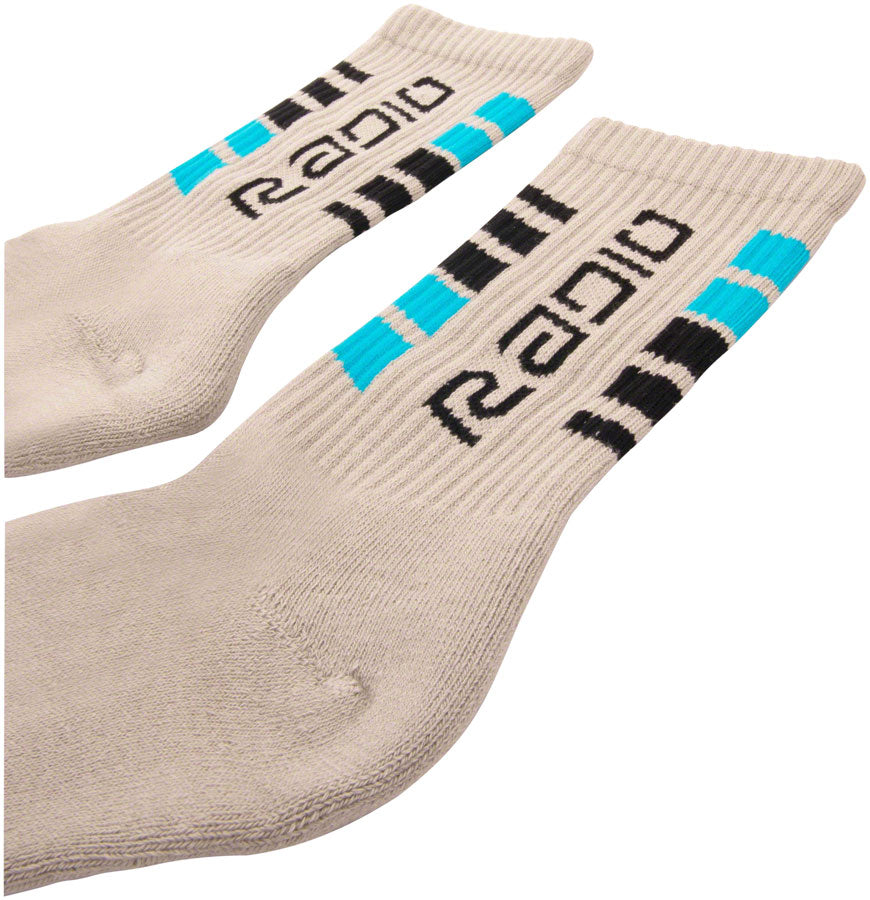 Radio Raceline Team Socks - Gray/Black/Teal