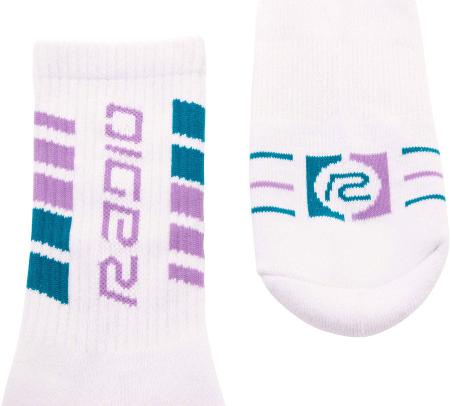 Radio Raceline Team Socks - White/Purple/Teal