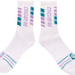 Radio Raceline Team Socks - White/Purple/Teal