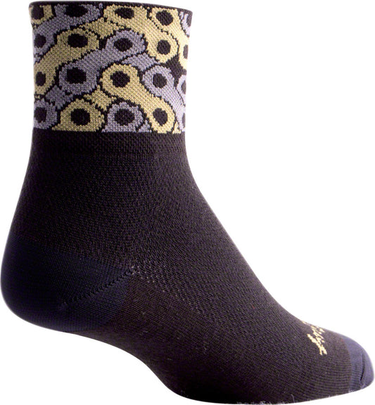SockGuy Classic Links Socks - 3 inch, Black, Small/Medium