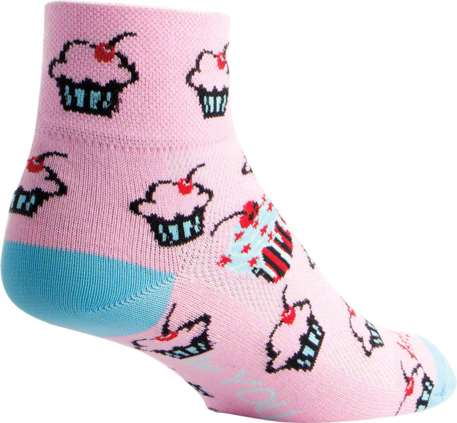 SockGuy Classic Unique Socks - 2 inch, Pink, Women's, Small/Medium