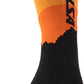 Salsa Dawn Patrol Sock - 8 inch, Black, Orange, Small/ Medium