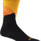 Salsa Dawn Patrol Sock - 8 inch, Black, Orange, Small/ Medium