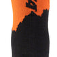 Salsa Dawn Patrol Sock - 8 inch, Black, Orange, Large/ X-Large