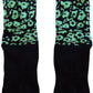 Fist Handwear Croc Crew Sock - Black/Green, Medium