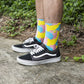 Fist Handwear Fairy Floss Crew Sock - Multi-Color, Medium