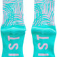 Fist Handwear The Palm Crew Sock - Green/Pink, Large