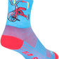 SockGuy Classic Trike Socks - 4 inch, Blue/Red, Small/Medium