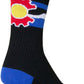 SockGuy Crew Cogorado Socks - 6 inch, Black, Large/X-Large