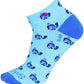 SockGuy Classic Pod Socks - 1 inch, Blue, Women's, Small/Medium