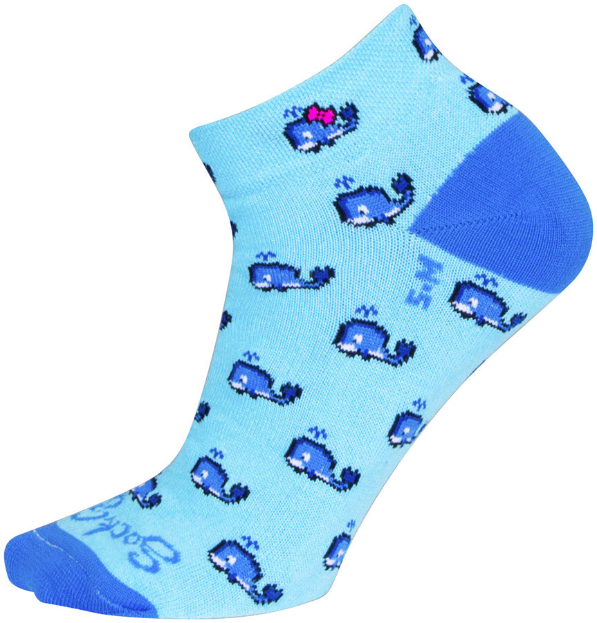 SockGuy Classic Pod Socks - 1 inch, Blue, Women's, Small/Medium