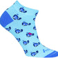 SockGuy Classic Pod Socks - 1 inch, Blue, Women's, Small/Medium
