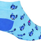 SockGuy Classic Pod Socks - 1 inch, Blue, Women's, Small/Medium