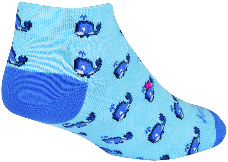 SockGuy Classic Pod Socks - 1 inch, Blue, Women's, Small/Medium