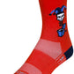 SockGuy SGX Boing Socks - 6 inch, Red, Small/Medium