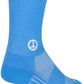 SockGuy SGX Peace Now Socks - 6 inch, Blue, Large/X-Large