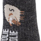 DeFeet Woolie Boolie D-Logo Socks - 4 inch, Charcoal, Medium