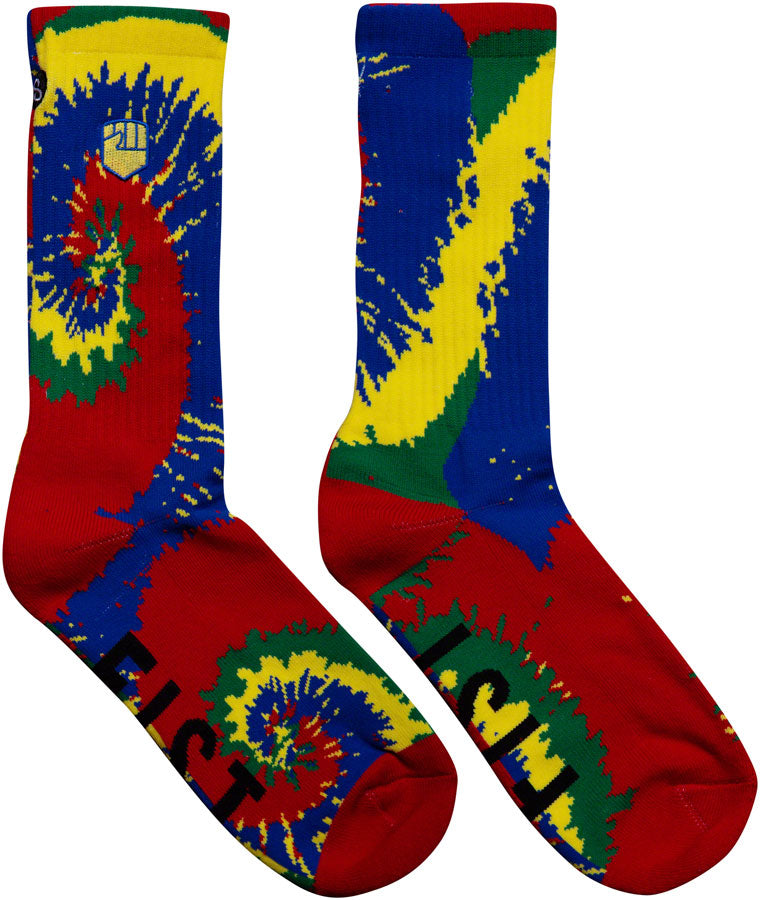 Fist Dye Tie Crew Socks - Small/Medium