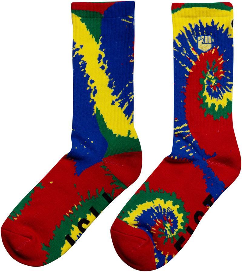 Fist Dye Tie Crew Socks - Small/Medium