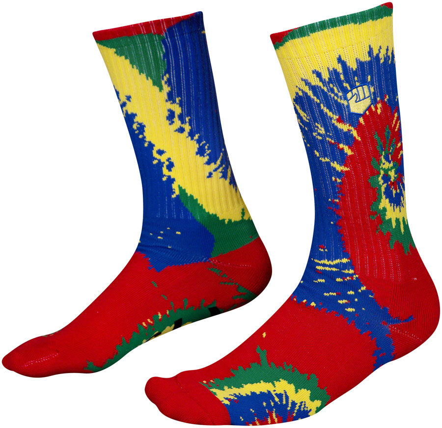 Fist Dye Tie Crew Socks - Small/Medium
