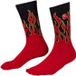 Fist Flaming Hawt Crew Socks - Large/X-Large