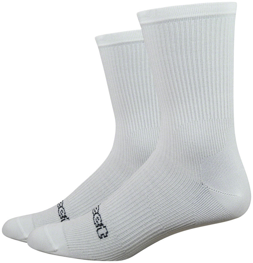 DeFeet Evo Classique Socks - 6 inch, White, Medium