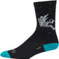 SockGuy Crew Drifter Socks - 5 inch, Black, Small/Medium