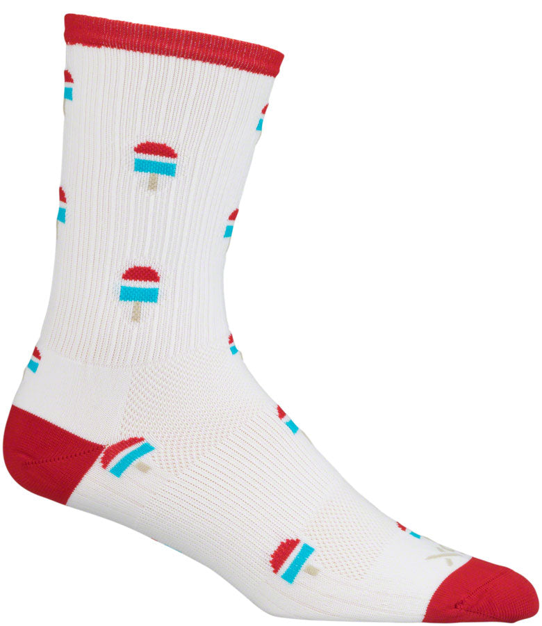 SockGuy SGX Pops Socks - 5 inch, White, Large/X-Large