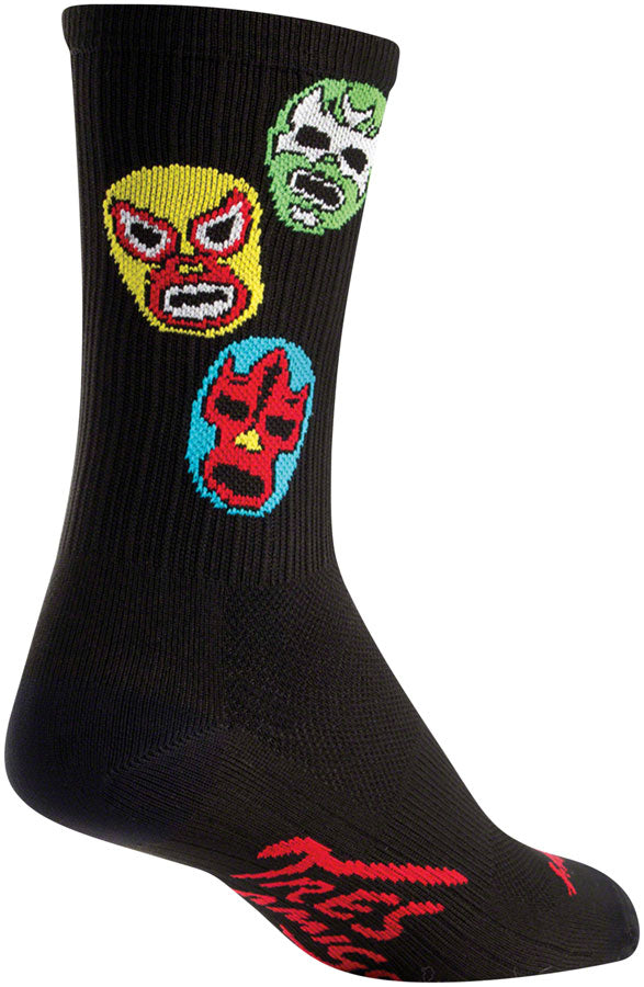 SockGuy SGX Three Amigos Socks - 6 inch, Black, Large/X-Large