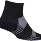 SockGuy SGX Pepper Socks - 2.5 inch, Black, Small/Medium