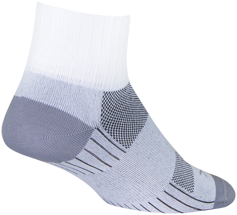 SockGuy SGX Salt Socks - 2.5 inch, White/Gray, Large/X-Large