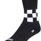 SockGuy SGX Speedway Socks - 6 inch, Black/White, Small/Medium
