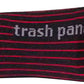 SockGuy Classic Busted Socks - 3 inch, Black/Red Stripe, Small/Medium