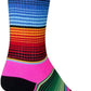 SockGuy Crew Siesta Socks - 6 inch, Pink/Multi-Color, Large/X-Large