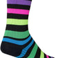 SockGuy SGX Night Bright Socks - 6 inch, Black/Multi-Color, Small/Medium