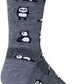 SockGuy Wool Pandamonium Socks - 6 inch, Gray/Black, Large/X-Large