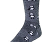 SockGuy Wool Pandamonium Socks - 6 inch, Gray/Black, Large/X-Large