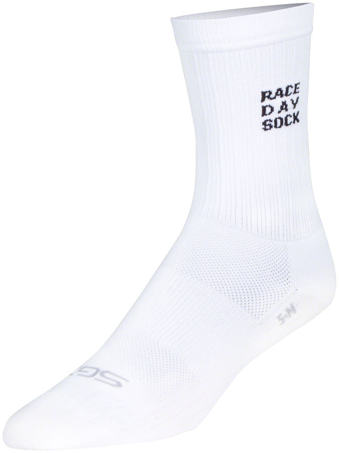SockGuy SGX Generic Socks - 6 inch, White, Small/Medium