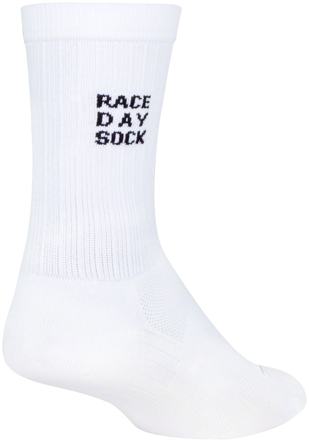 SockGuy SGX Generic Socks - 6 inch, White, Small/Medium