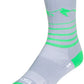 SockGuy SGX Peaks Socks - 6 inch, Gray/Green, Large/X-Large