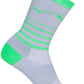 SockGuy SGX Peaks Socks - 6 inch, Gray/Green, Small/Medium